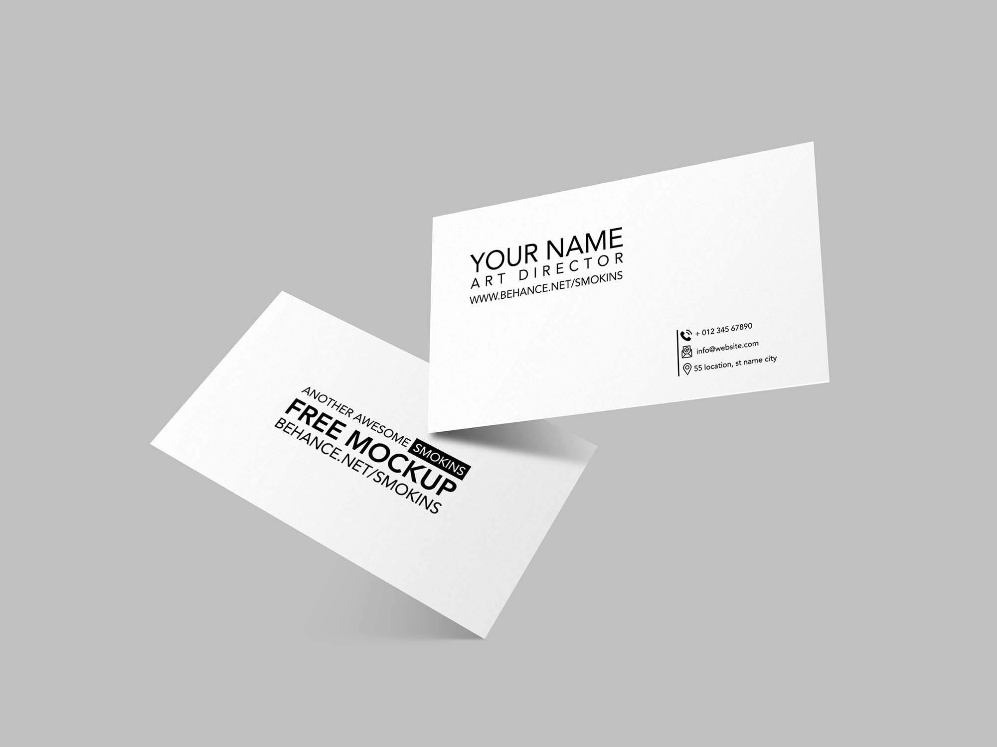 Business Card Mockup Template